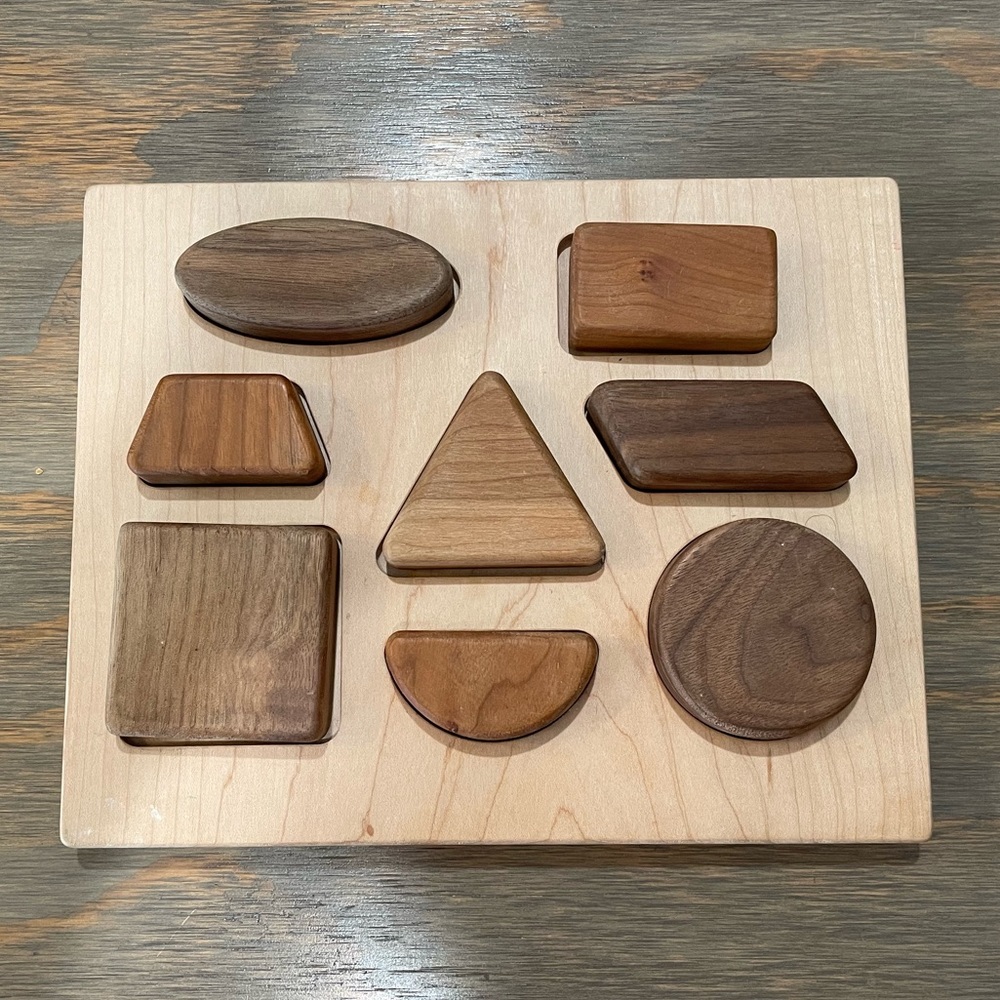 Manzanita Kids Wood Shapes Puzzle